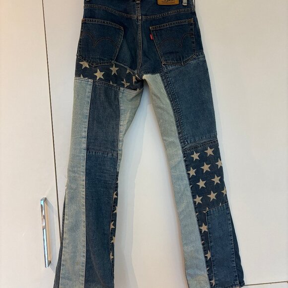 Vintage Hysteric Star Patch Denim Jeans - Picture 4 of 16